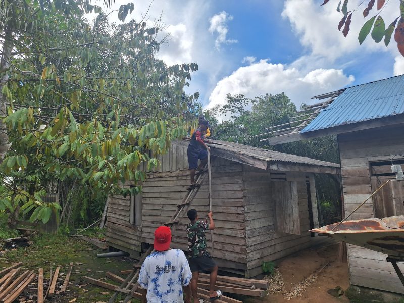 TMMD Kodim 1012/Buntok Hadirkan Rumah Layak dan Harapan Baru untuk Warga Wungkur Baru